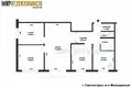 4 room apartment 58 m² Svietlahorsk, Belarus