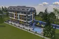 Penthouse 2 bedrooms 180 m² in Payallar, Turkey