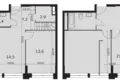 Mieszkanie 4 pokoi 98 m² North-Western Administrative Okrug, Rosja