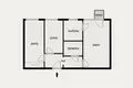 2 bedroom apartment 47 m² Warsaw, Poland