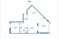 2 room apartment 82 m² Warsaw, Poland