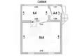 Dom 37 m² Telminski sielski Saviet, Białoruś