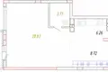 1 room apartment 51 m² Sack, Belarus