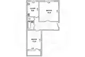 Apartamento 2 habitaciones 50 m² Muchaviecki sielski Saviet, Belarús