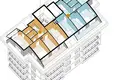 Mieszkanie 2 pokoi 56 m² w Avsallar, Turcja
