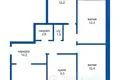 4 room apartment 83 m² Barysaw, Belarus