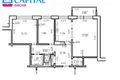 Mieszkanie 3 pokoi 64 m² Kowno, Litwa