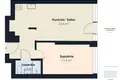 Квартира 2 комнаты 40 м² Варшава, Польша