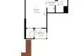 Appartement 1 chambre 24 m² Liasny, Bélarus