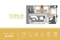 Квартира 3 спальни 92 м² Чалонг, Таиланд