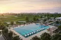 Complexe résidentiel Townhouses in the new residence Golf Edge with a golf course and swimming pools close to the international airport, Emaar South, Dubai, UAE