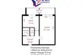 1 room apartment 33 m² Minsk, Belarus