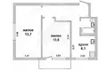 Квартира 2 комнаты 41 м² Мухавецкий сельский Совет, Беларусь