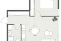 Mieszkanie 2 pokoi 44 m² Kłajpeda, Litwa