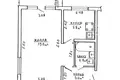 Квартира 1 комната 31 м² Минск, Беларусь
