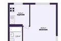 Wohnung 1 zimmer 30 m² Minsk, Weißrussland