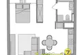 Apartamento 1 habitación 43 m² Minsk, Belarús