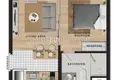 Wohnung 1 Schlafzimmer 36 m² Sakhu, Thailand