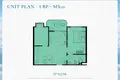 Wohnung 1 Schlafzimmer 56 m² Rawai, Thailand