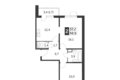 Квартира 2 комнаты 58 м² Москва, Россия