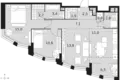 Apartamento 3 habitaciones 78 m² Moscú, Rusia