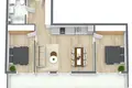 Mieszkanie 3 pokoi 82 m² Kłajpeda, Litwa