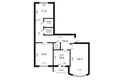 Квартира 3 комнаты 90 м² Минск, Беларусь