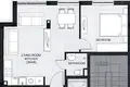 Wohnung 45 m² Sofia City, Bulgarien
