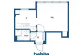 Apartamento 1 habitación 28 m² Helsinki sub region, Finlandia
