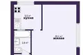 Квартира 1 комната 31 м² Слуцк, Беларусь