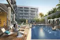 Residential complex New residence Elysee with a swimming pool and a spa, JVC, Dubai, UAE