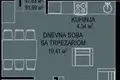 Mieszkanie 1 pokój 53 m² Becici, Czarnogóra