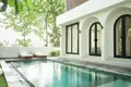 Complejo residencial New residential complex of exquisite villas with swimming pools in the Bingin beach area, Bali, Indonesia