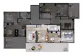 Appartement 3 chambres 90 m² Tivat, Monténégro