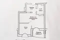 2 room apartment 46 m² Minsk, Belarus