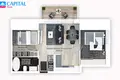 3 room apartment 56 m² Vilnius, Lithuania