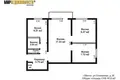 Appartement 3 chambres 51 m² Minsk, Bélarus
