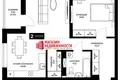 Mieszkanie 2 pokoi 60 m² Grodno, Białoruś