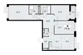 4 room apartment 78 m² Postnikovo, Russia