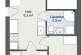 Квартира 3 комнаты 45 м² Варшава, Польша