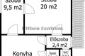 Mieszkanie 2 pokoi 51 m² Edeleny, Węgry