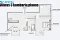 3 room apartment 73 m² Vilnius, Lithuania