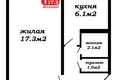 Wohnung 1 Zimmer 33 m² Minsk, Weißrussland