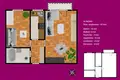 Mieszkanie 2 pokoi 47 m² Poznań, Polska