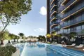  New high-rise residence Lilium Tower with a swimming pool in the prestigious area of JVT, Dubai, UAE