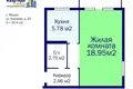 Wohnung 1 zimmer 30 m² Minsk, Weißrussland