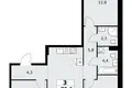 3 room apartment 76 m² poselenie Sosenskoe, Russia