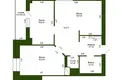 3 room apartment 62 m² Kopisca, Belarus