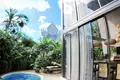 Wohnkomplex Mid-Century designer villas with private pools and a view of the Garuda Wisnu statue, Bukit, Bali, Indonesia
