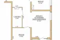 3 room apartment 63 m² Minsk, Belarus